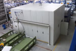 Noise hoods for production lines